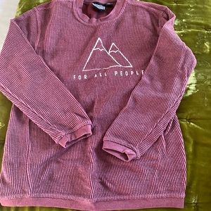 Women’s corded sweatshirt